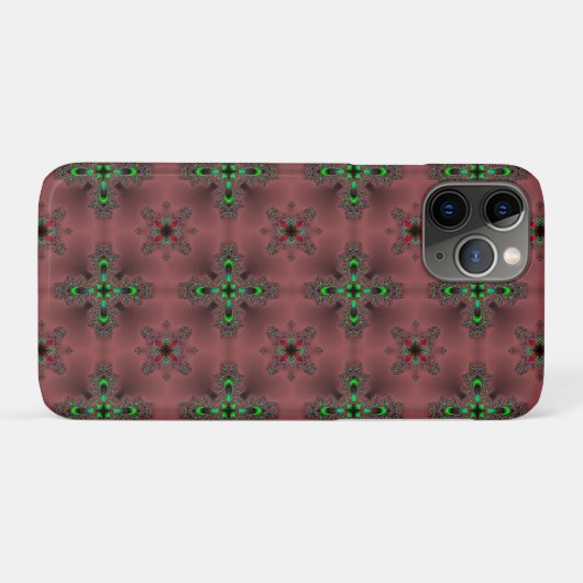 Coques Case-Mate iPhone Fleurs Artdeco dans le style rétro (Dos (Horizontal))