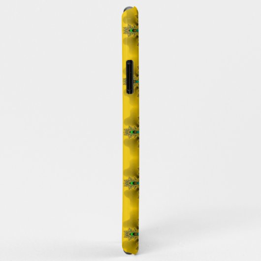 Coques Case-Mate iPhone Fleurs Artdeco dans le style rétro (Dos/Droite)