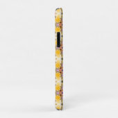 Coques Case-Mate iPhone Fleurs Artdeco dans le style rétro (Dos/Droite)