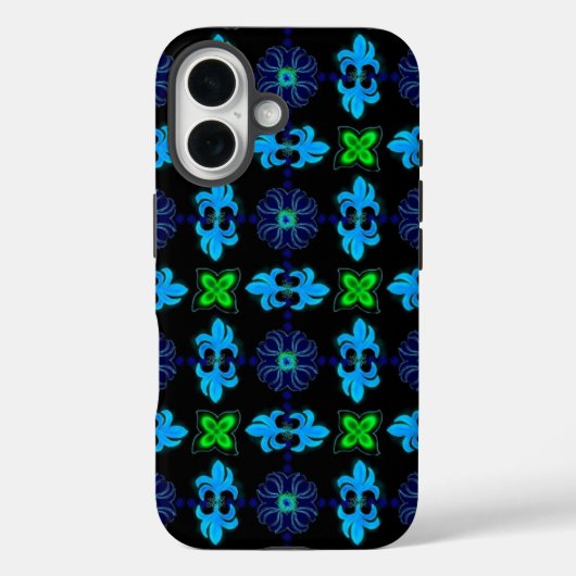 Coques Case-Mate iPhone Fleurs Artdeco dans le style rétro (Verso)