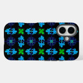 Coques Case-Mate iPhone Fleurs Artdeco dans le style rétro (Verso (horizontal))