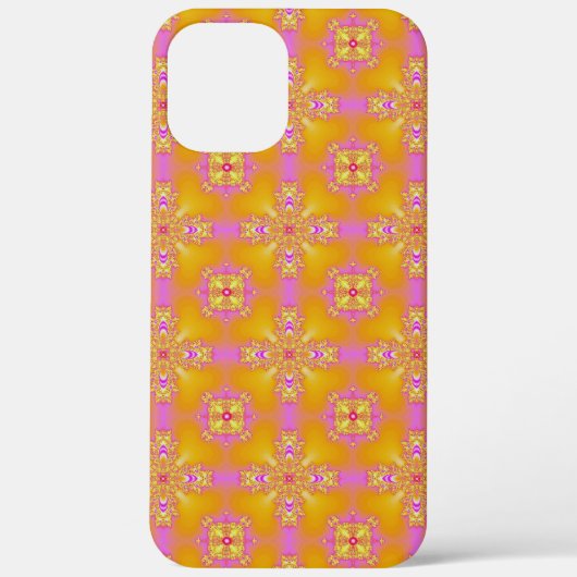 Coques Case-Mate iPhone Fleurs Artdeco dans le style rétro (Verso)