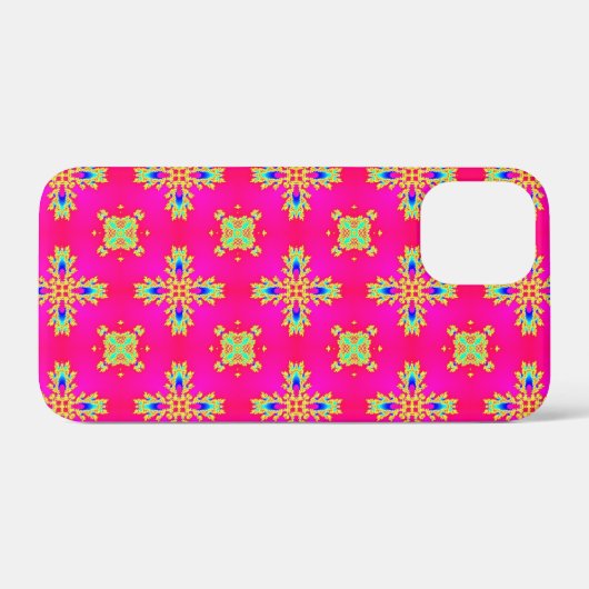 Coques Case-Mate iPhone Fleurs Artdeco dans le style rétro (Verso (horizontal))
