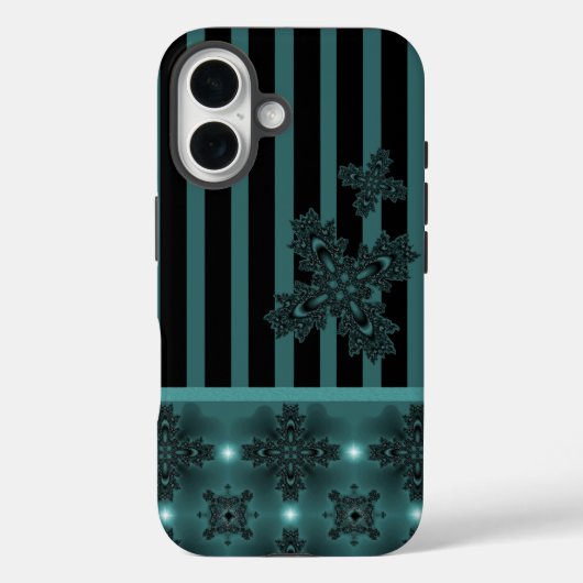 Coques Case-Mate iPhone Fleurs Artdeco dans le style rétro (Verso)