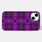 Coques Case-Mate iPhone Fleurs Artdeco dans le style rétro (Verso (horizontal))
