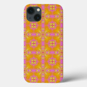 Coques Case-Mate iPhone Fleurs Artdeco dans le style rétro (Verso)