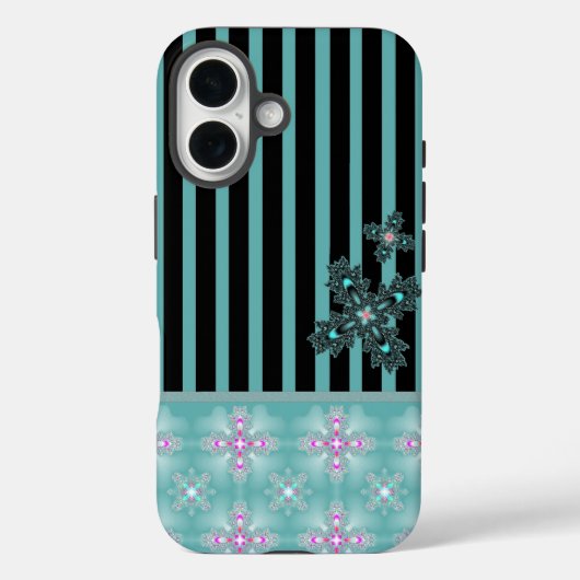 Coques Case-Mate iPhone Fleurs Artdeco dans le style rétro (Verso)