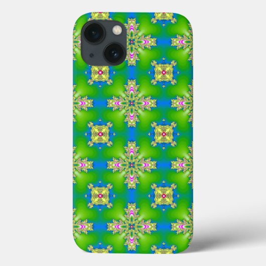 Coques Case-Mate iPhone Fleurs Artdeco dans le style rétro (Verso)