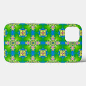 Coques Case-Mate iPhone Fleurs Artdeco dans le style rétro (Verso (horizontal))