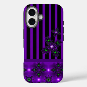 Coques iPhone 16 Fleurs Artdeco dans le style rétro