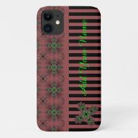 Fleurs Artdeco en style Rétro, Ajouter votre nom