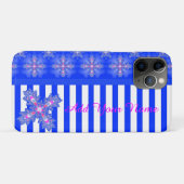 Coques Case-Mate iPhone Fleurs Artdeco en style Rétro, Ajouter votre nom (Dos (Horizontal))