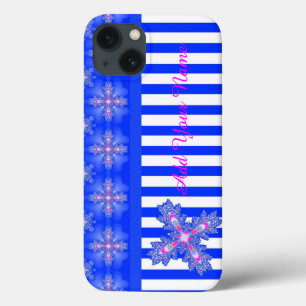 Case-Mate iPhone Case Fleurs Artdeco en style Rétro, Ajouter votre nom