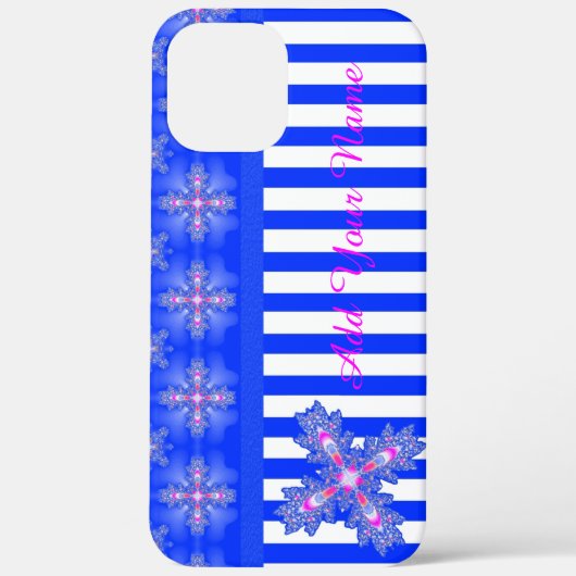 Coques Case-Mate iPhone Fleurs Artdeco en style Rétro, Ajouter votre nom (Verso)