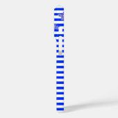 Coques Case-Mate iPhone Fleurs Artdeco en style rétro avec monogramme (Verso / Gauche)