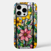 Coques Case-Mate iPhone Fleurs audacieuses en verre (Verso)
