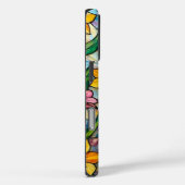 Coques Case-Mate iPhone Fleurs audacieuses en verre (Verso / Droite)