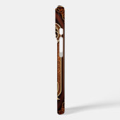 Coques Case-Mate iPhone Fleurs baroques et bois Feuille (Verso / Gauche)