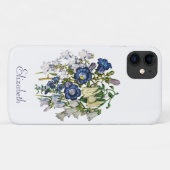 Coques Case-Mate iPhone Fleurs Bellops personnalisées (Dos (Horizontal))