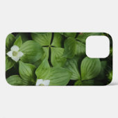 COQUES Case-Mate iPhone FLEURS BLANCHES AVEC FEUILLES VERTS (Verso (horizontal))