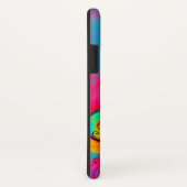 Coques Case-Mate iPhone FLEURS BLANCHES bleu rose (Dos/Droite)