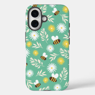 Coques iPhone 16 Fleurs blanches, boîtiers Otterbox iPhone 16 motif