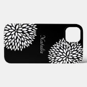 Coques Case-Mate iPhone Fleurs blanches chic (Verso (horizontal))