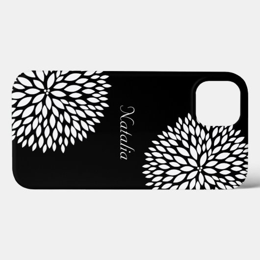 Coques Case-Mate iPhone Fleurs blanches chic (Verso (horizontal))