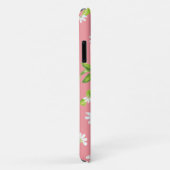 Coques Case-Mate iPhone Fleurs blanches de naupaka hawaïen (Dos/Droite)