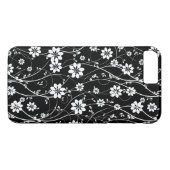Coques Case-Mate iPhone Fleurs blanches délicates (Dos (Horizontal))