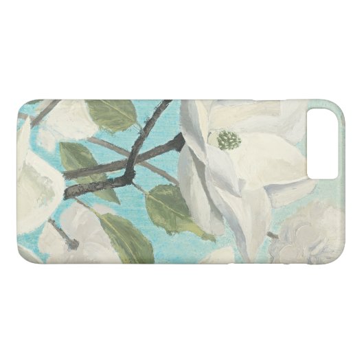 Coques Case-Mate iPhone Fleurs blanches des sud (Dos (Horizontal))