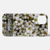 Coques Case-Mate iPhone Fleurs blanches douces botaniques Photo n'importe (Verso (horizontal))