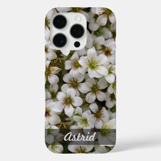 Coques Case-Mate iPhone Fleurs blanches douces botaniques Photo n'importe  (Verso)