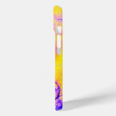 COQUES Case-Mate iPhone FLEURS BLANCHES, EAUX EN ROSE JAUNE POURPLE (Verso / Gauche)