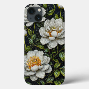 Case-Mate iPhone Case Fleurs blanches Élégante esthétique florale