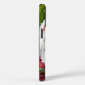 Coques Case-Mate iPhone Fleurs blanches et roses (Verso / Droite)