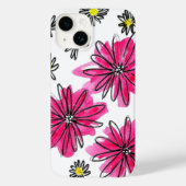 Coques Case-Mate iPhone Fleurs blanches et roses (Verso)