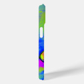 Coques Case-Mate iPhone FLEURS BLANCHES rose jaune vert violet (Verso / Droite)