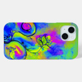 Coques Case-Mate iPhone FLEURS BLANCHES rose jaune vert violet (Verso (horizontal))