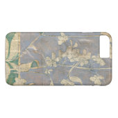 Coques Case-Mate iPhone Fleurs blanches sur Arrière - plan de papier journ (Dos (Horizontal))