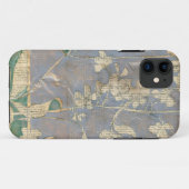 Coques Case-Mate iPhone Fleurs blanches sur l'arrière - plan de papier (Dos (Horizontal))