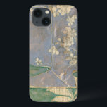 iPhone 13 Case Fleurs blanches sur l'arrière - plan de papier<br><div class="desc">L'arrière - plan de papier journal et la peau profondément colorée d'arrière - plan presque les fleurs blanches qui sont le centre de cette peinture par Jennifer Goldberger. Une copie très unique et s'engageante,  elle pourrait faire un cadeau gentil pour quelqu'un qui aime l'art d'avant-garde !</div>
