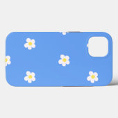 Coques Case-Mate iPhone Fleurs blanches sur l'Arrière - plan Lilac (Verso (horizontal))