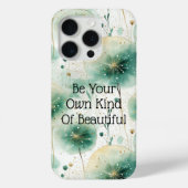 Coques Case-Mate iPhone Fleurs blanches vertes (Verso)