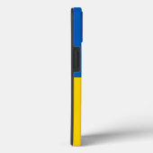 Coques Case-Mate iPhone Fleurs bleu et jaune (Verso / Droite)
