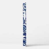 Coques Case-Mate iPhone Fleurs bleues (Verso / Droite)