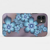 Coques Case-Mate iPhone Fleurs bleues (Dos (Horizontal))