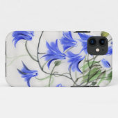 Coques Case-Mate iPhone Fleurs bleues (Dos (Horizontal))
