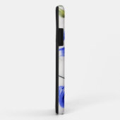 Coques Case-Mate iPhone Fleurs bleues (Dos/Droite)
