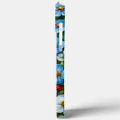 Coques Case-Mate iPhone Fleurs bleues et coccinelles (Verso / Gauche)